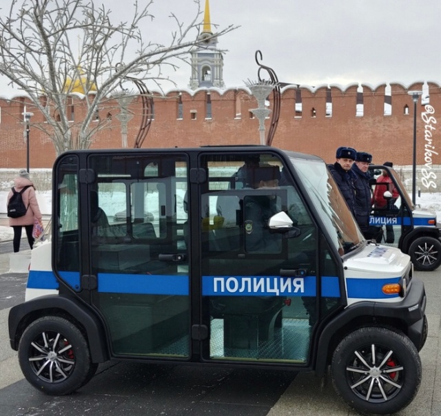 Полицейские электромобили будут патрулировать центр Тулы