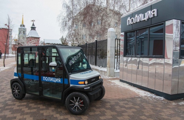 Полицейские электромобили будут патрулировать центр Тулы