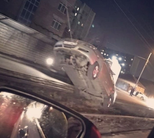 Необычная авария в Пятигорске