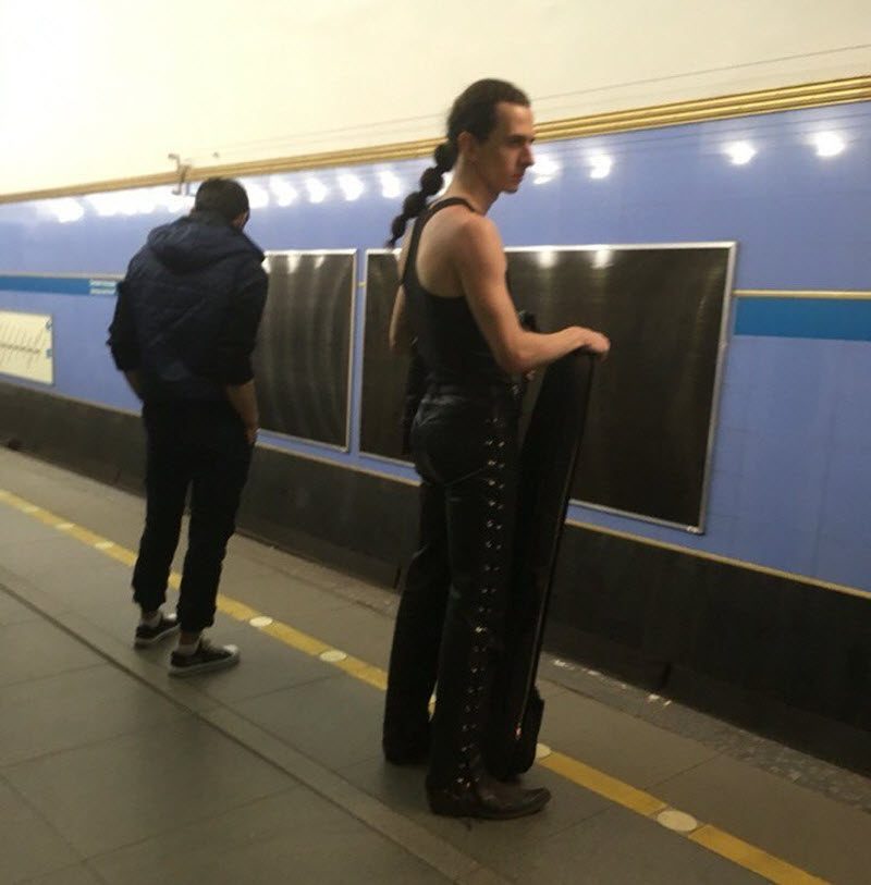 Модники из российского метрополитена
