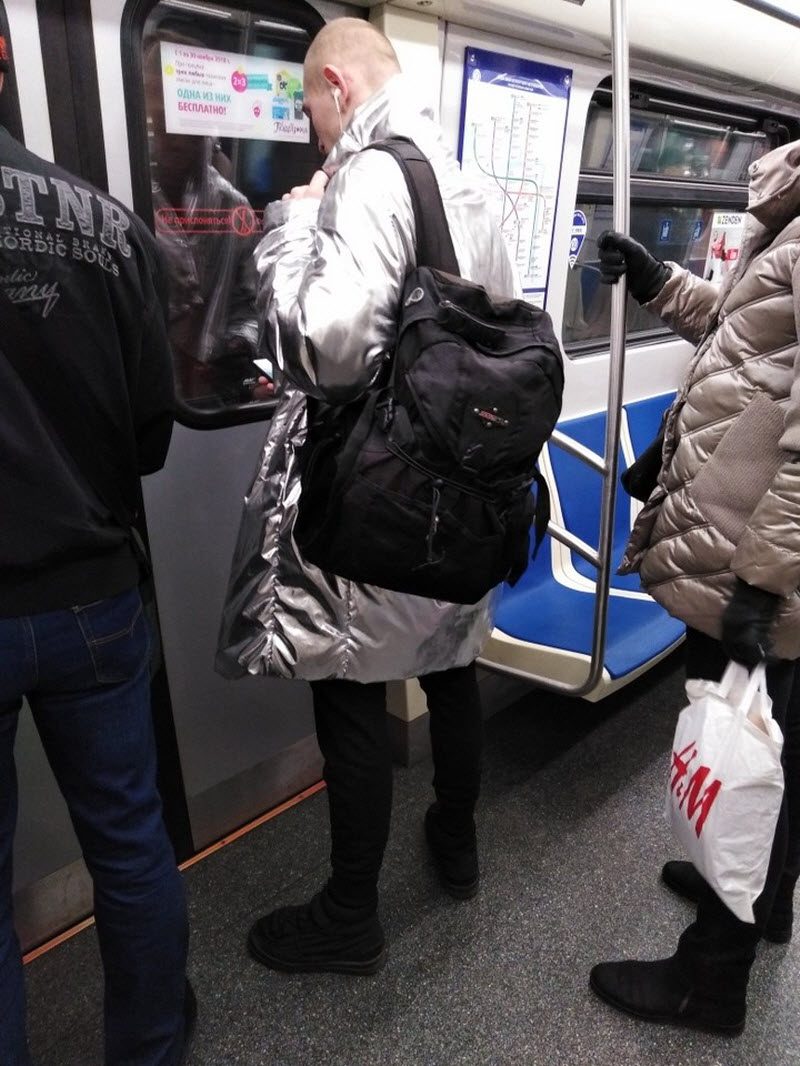 Модники из российского метрополитена