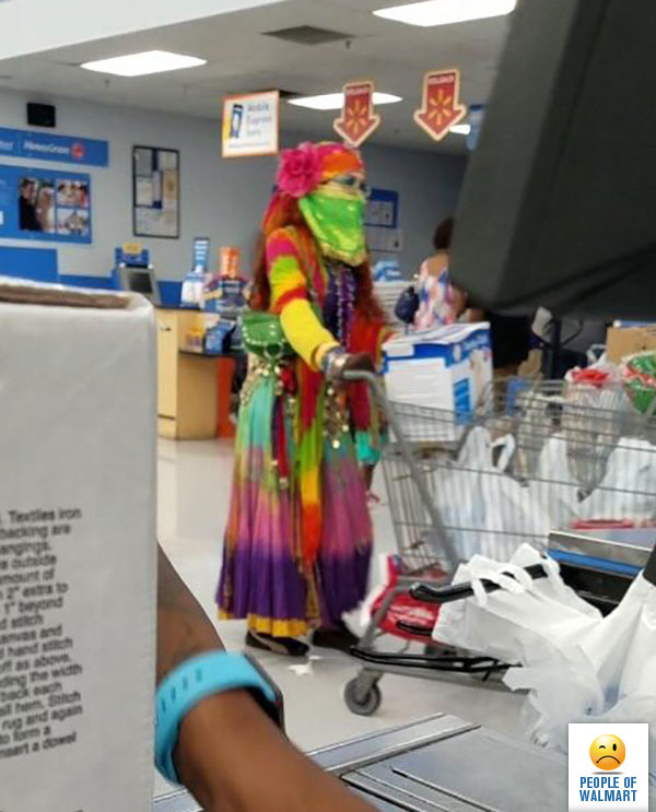 Экстравагантные покупатели Walmart