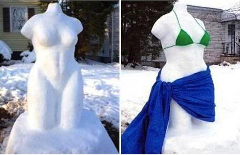 Что ещё можно слепить из снега