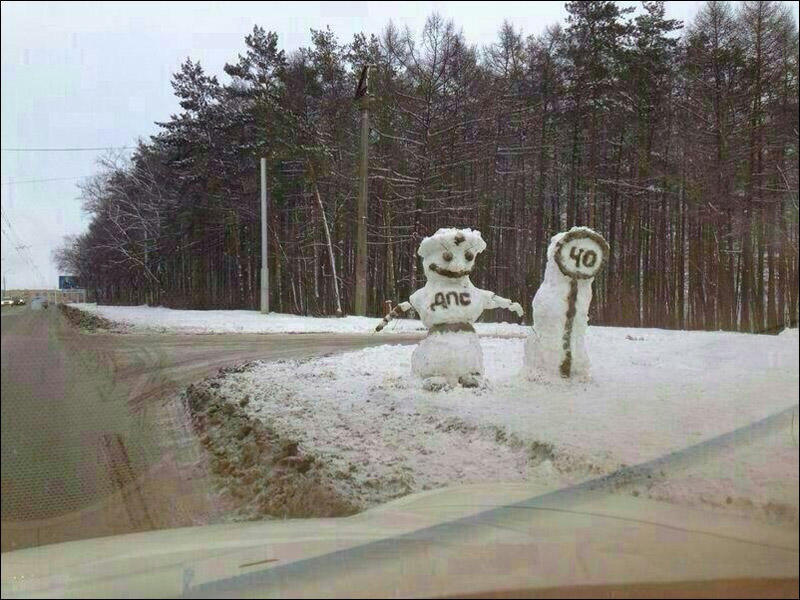 Что ещё можно слепить из снега
