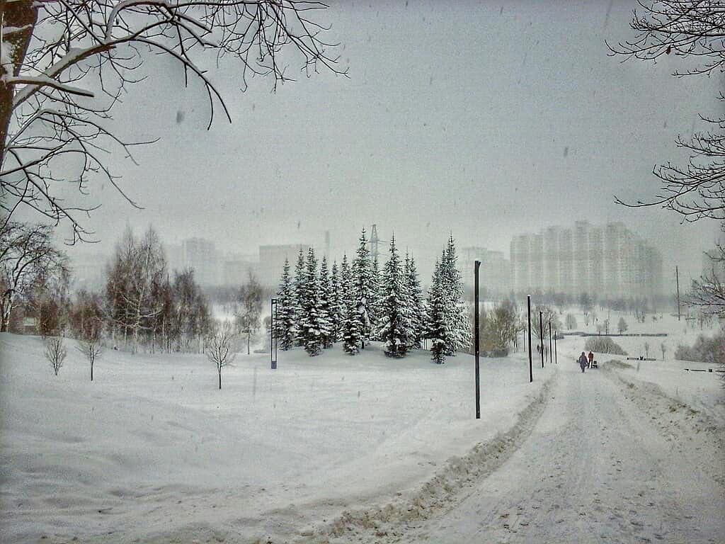 Сильнейший за последние 70 лет снегопад в Москве