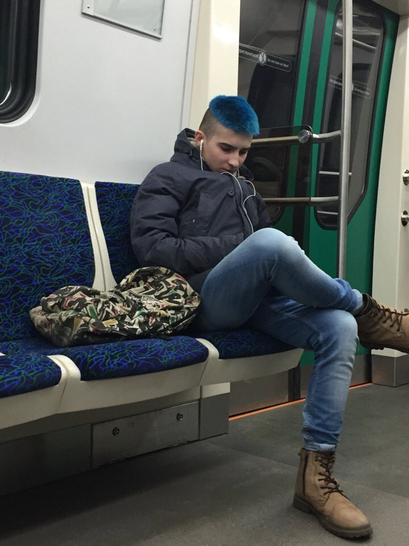 Модники из российского метрополитена