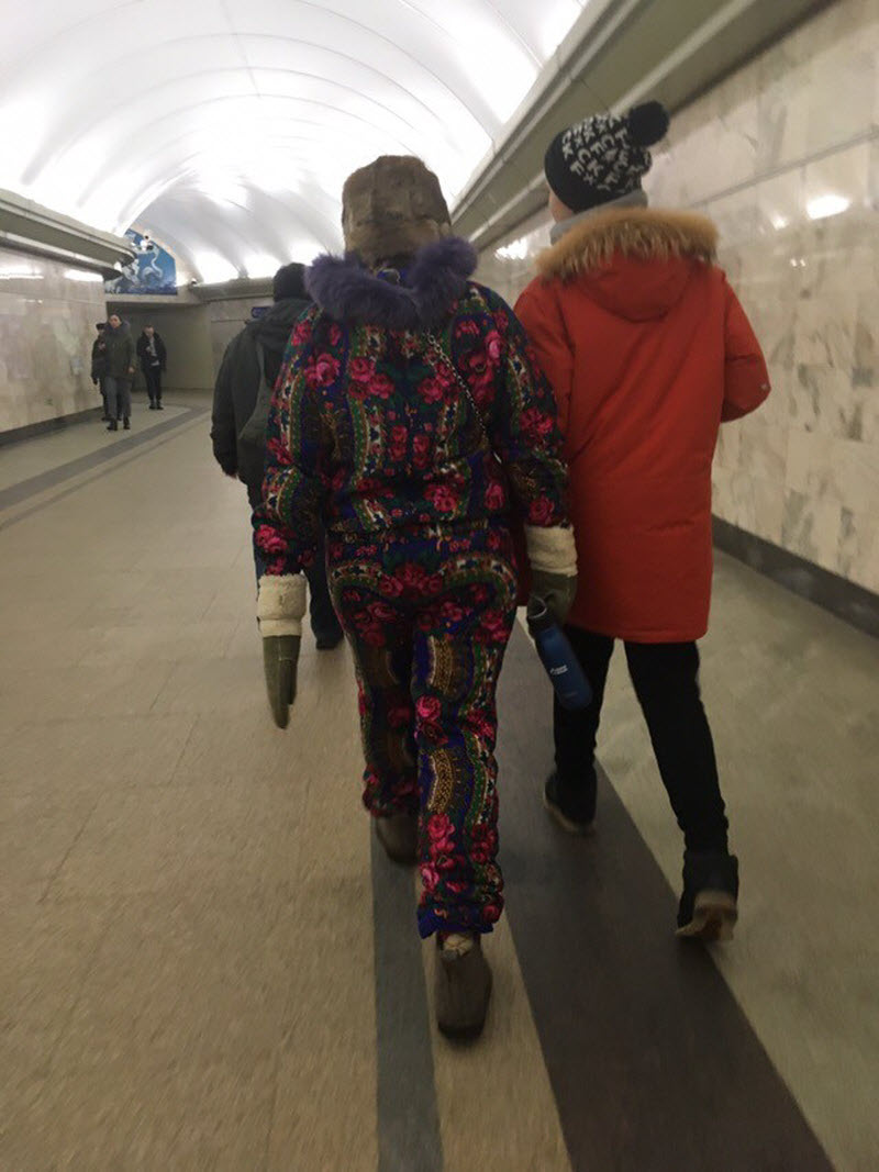 Модники из российского метрополитена