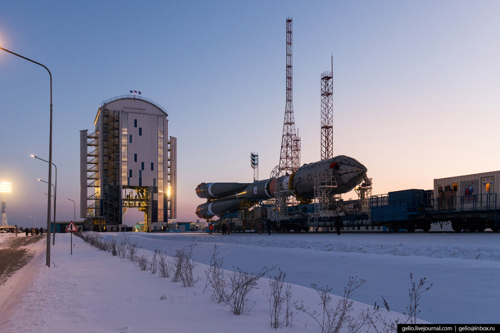 Старт ракеты «Союз-2.1а»