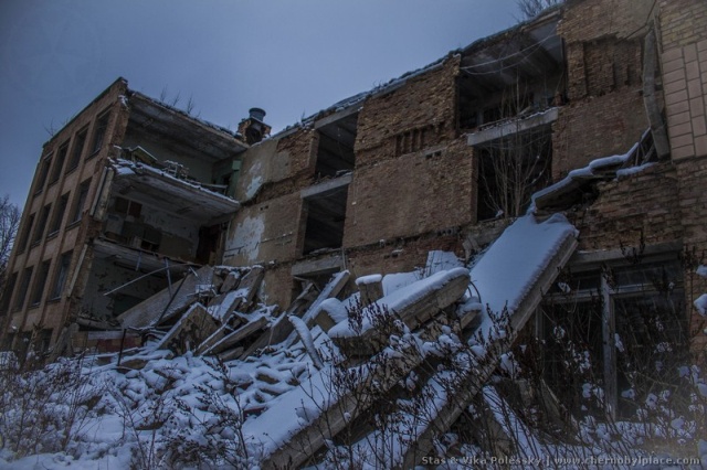 Зимняя прогулка по Припяти в 2019 году