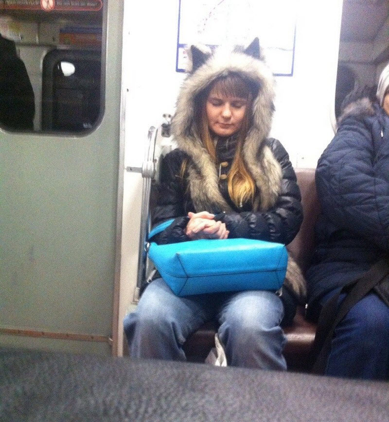Модники из российского метрополитена