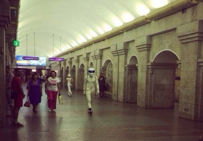 Модники из российского метрополитена
