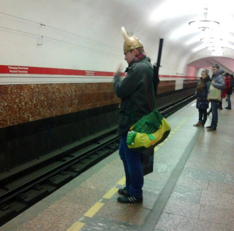 Модники из российского метрополитена