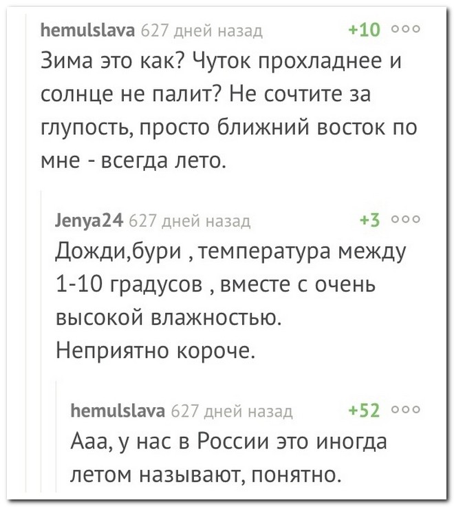 Забавные комментарии из социальных сетей