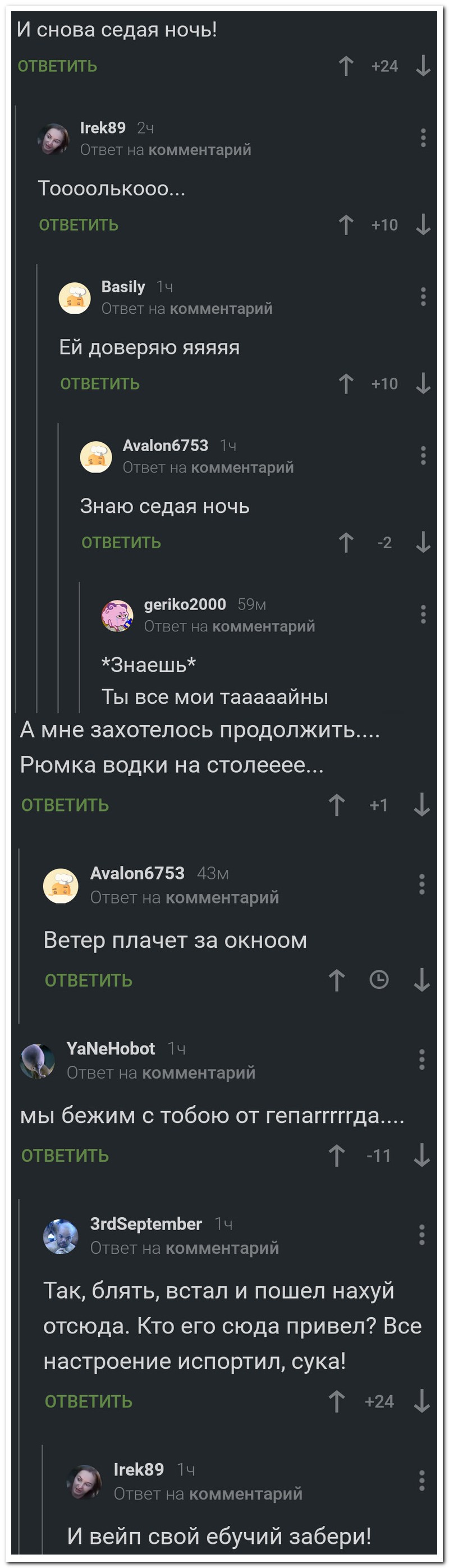 Забавные комментарии из социальных сетей