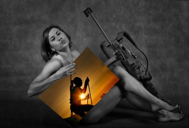 Смелая фотосессия в честь пятилетия открытия XXII зимних Олимпийских игр в Сочи