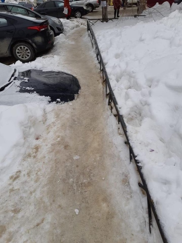 Как в Саратове снег убирали