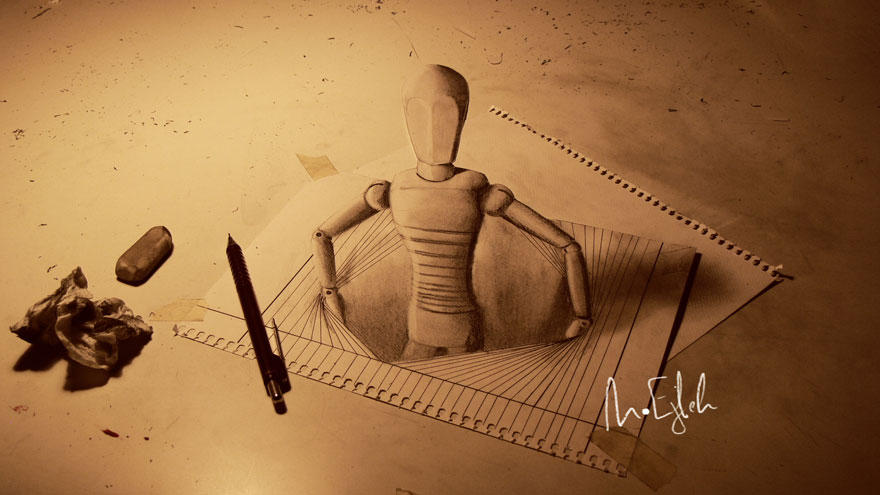 Самые впечатляющие карандашные 3D-рисунки от художников со всего света