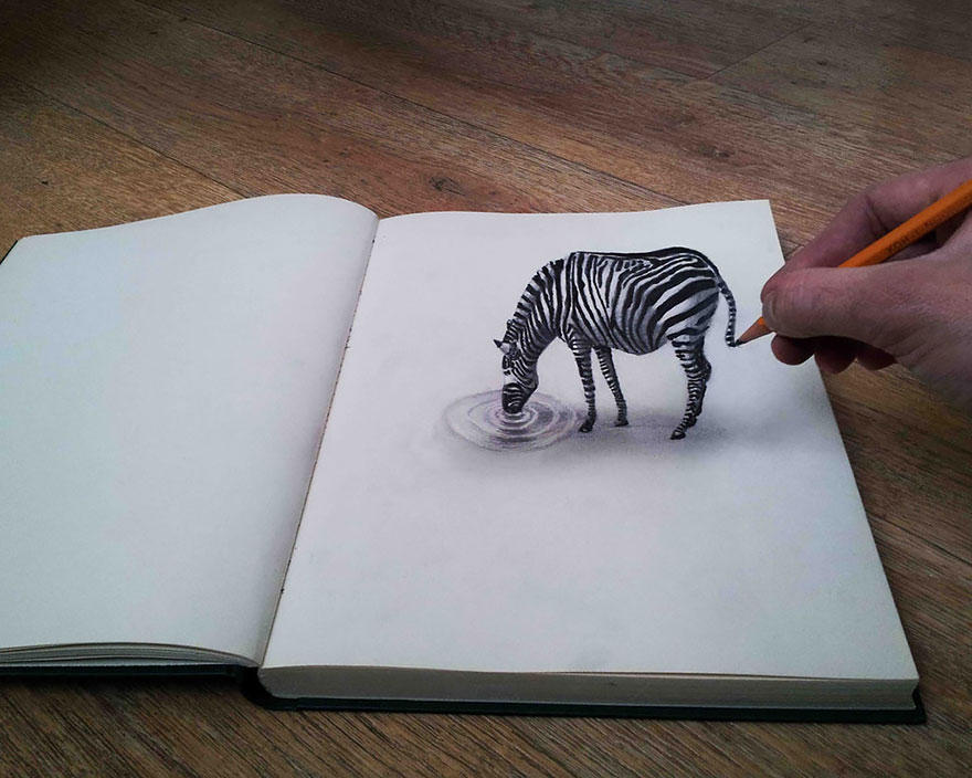 Самые впечатляющие карандашные 3D-рисунки от художников со всего света