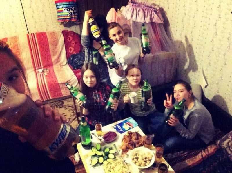 Молодёжные пьянки и вечеринки