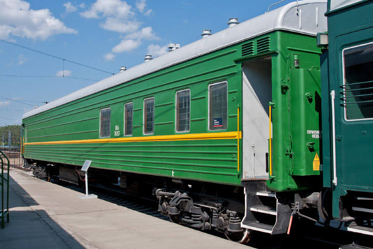 Экскурсия по вагону для перевозки заключенных