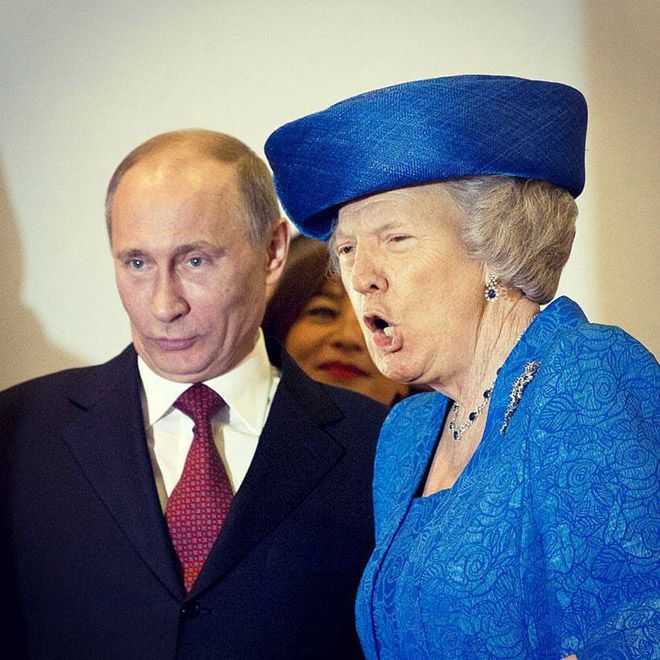 Если бы Трамп стал королевой Великобритании