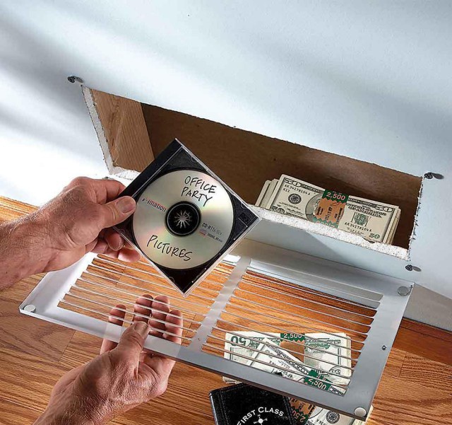 Где в частном доме можно сделать тайник