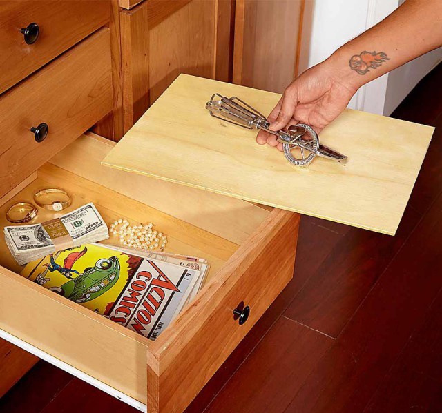 Где в частном доме можно сделать тайник