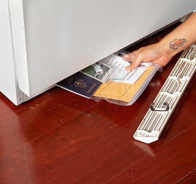 Где в частном доме можно сделать тайник