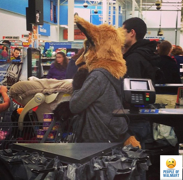Экстравагантные покупатели Walmart