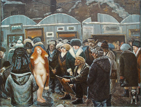 Антисоветская живопись Василия Колотева