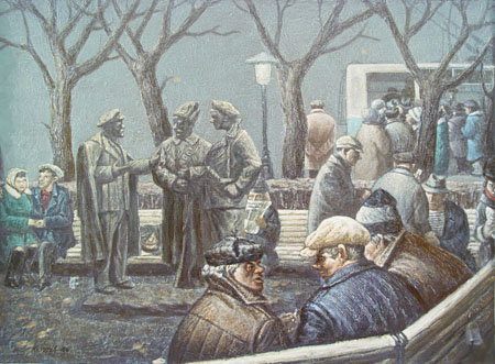 Антисоветская живопись Василия Колотева