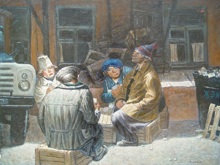 Антисоветская живопись Василия Колотева