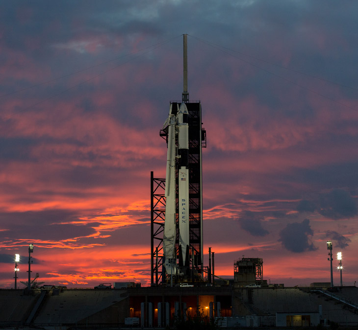 Космический корабль Crew Dragon отправился к МКС