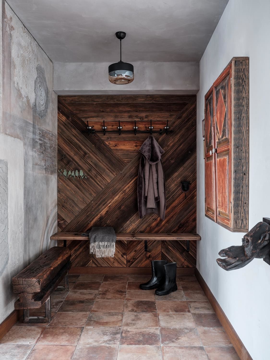 Двухуровневая квартира в индустриальном здании Москвы Двухуровневая квартира в индустриальном здании Москвы