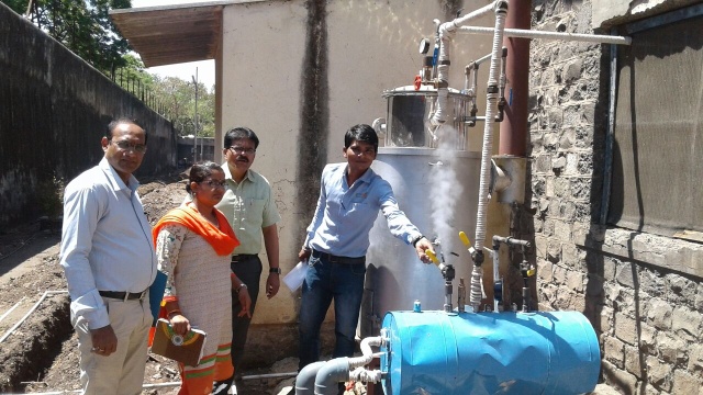 Солнечная паровая кухня в индийской тюрьме