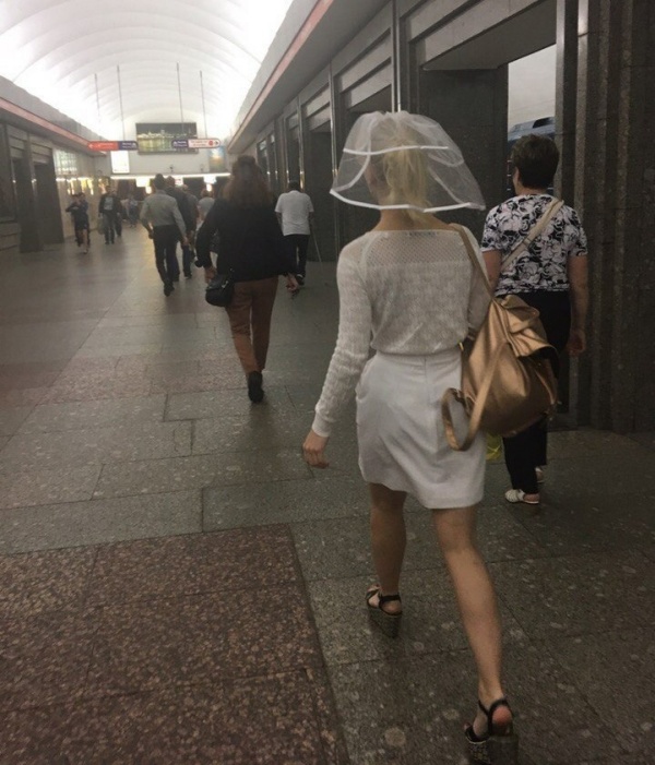 Странные модники в нашем метро