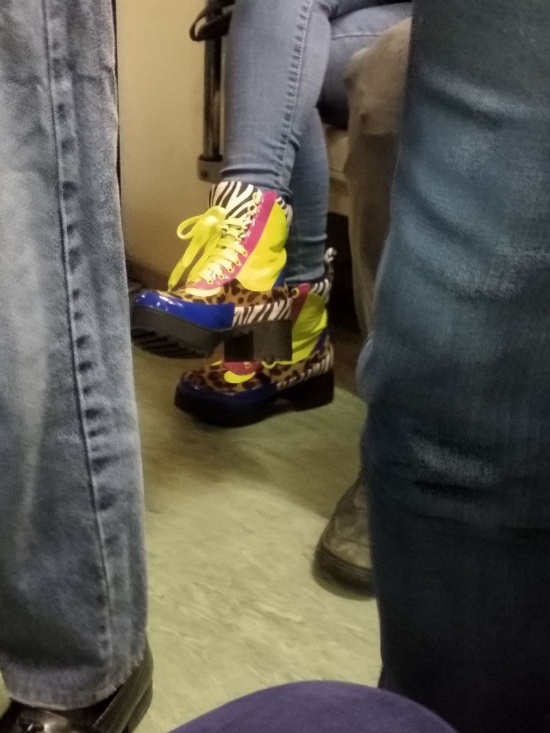 Странные модники в нашем метро