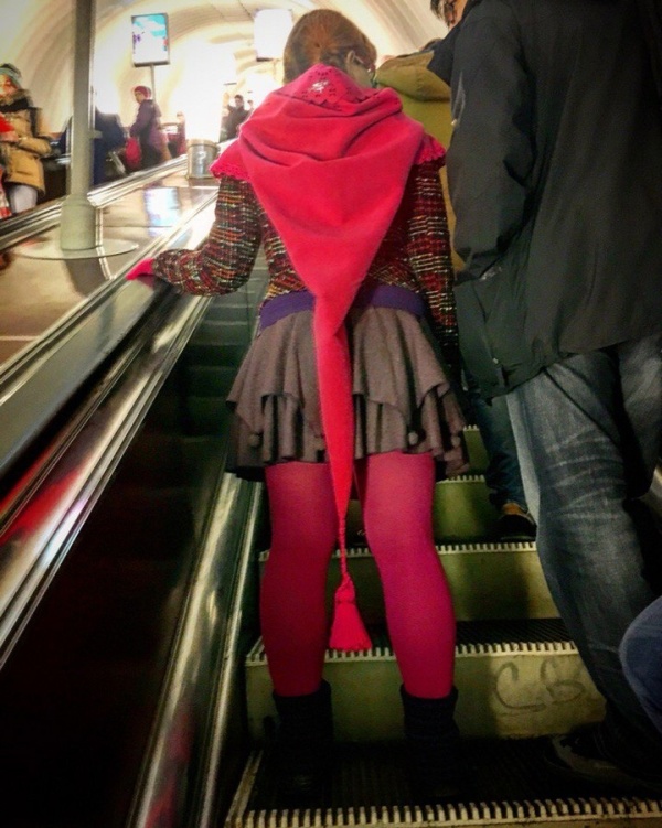 Странные модники в нашем метро