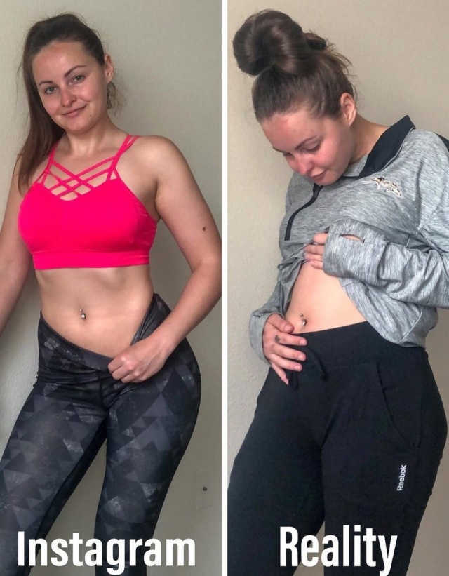 У каждого идеального снимка в Instagram есть своя "обратная сторона"