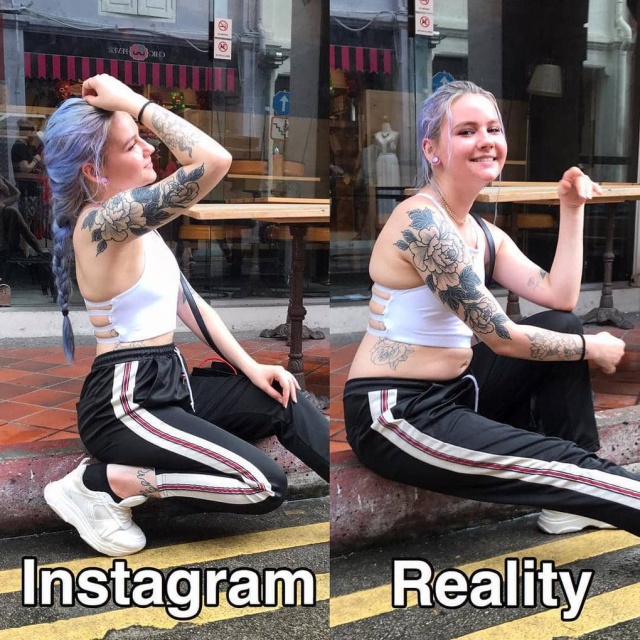 У каждого идеального снимка в Instagram есть своя "обратная сторона"