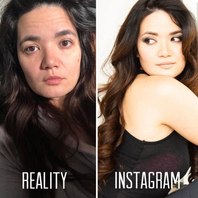 У каждого идеального снимка в Instagram есть своя "обратная сторона"
