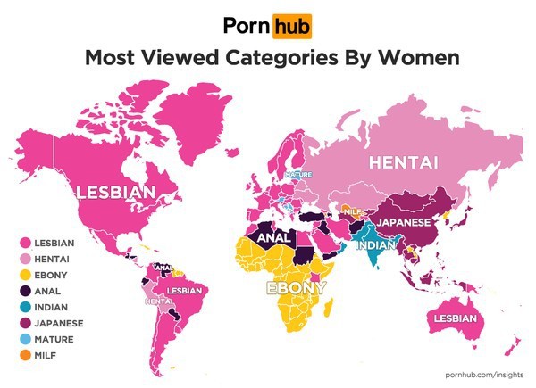Какое порно нравится женщинам: свежее исследование Pornhub    