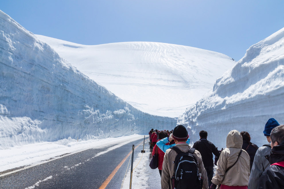 Прогулка по Tateyama Kurobe Alpine