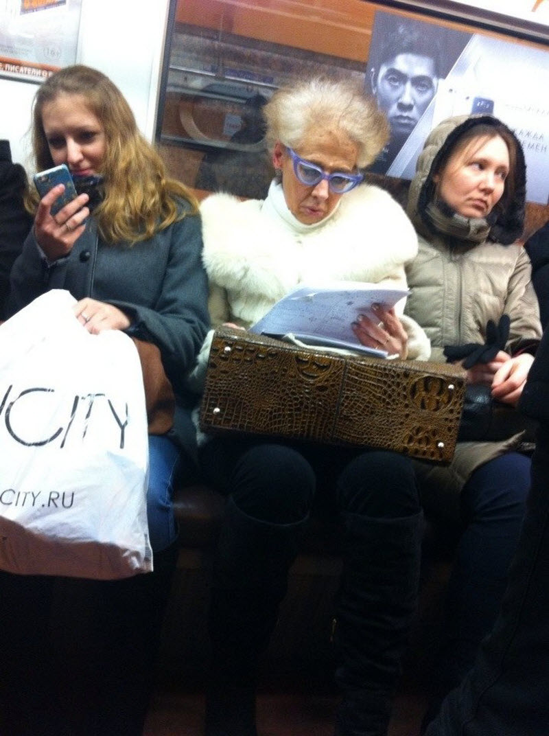 Модники из российского метрополитена