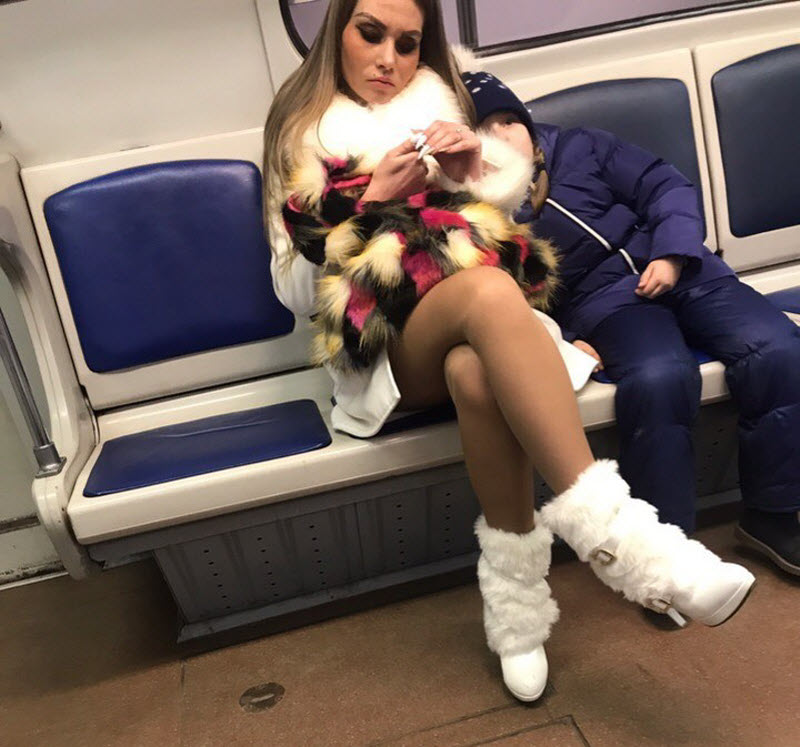 Модники из российского метрополитена