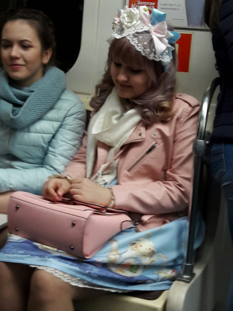 Модники из российского метрополитена