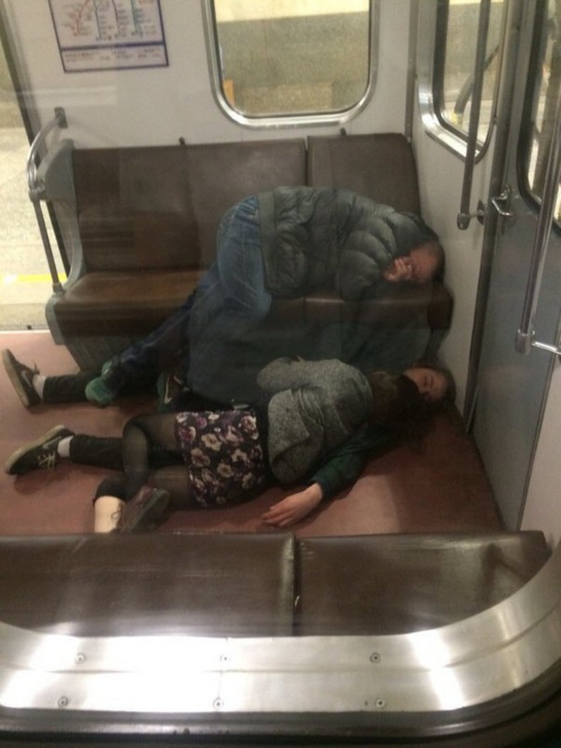 Модники из российского метрополитена