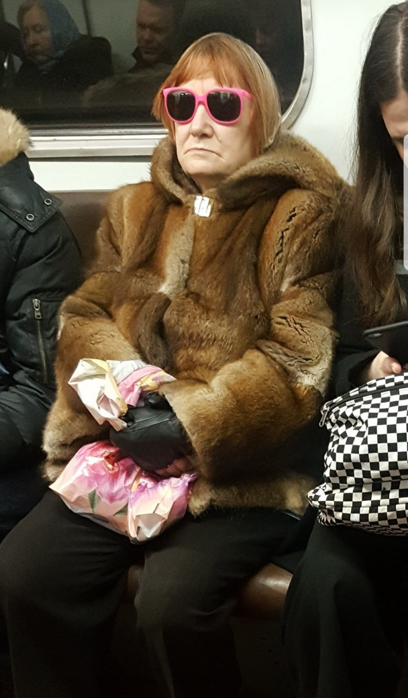 Модники из российского метрополитена