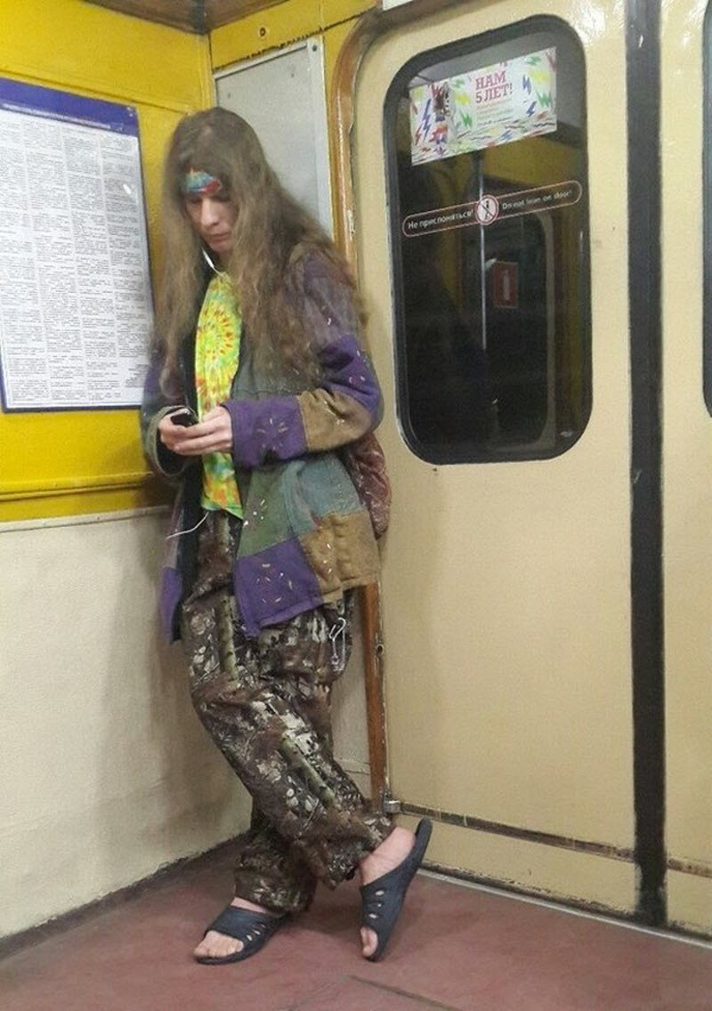 Модники из российского метрополитена