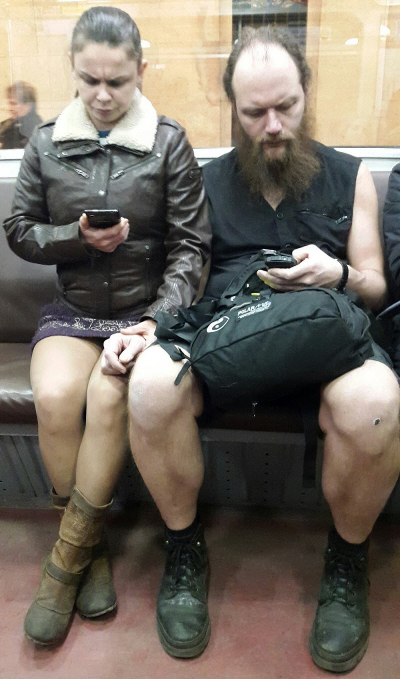 Модники из российского метрополитена